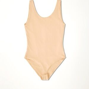 PACT bodysuit in camel